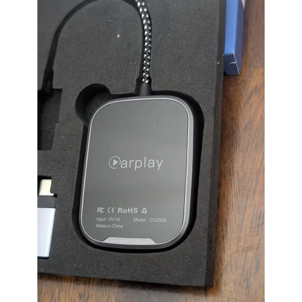 COCOCKA Wireless CarPlay Android Auto Adapter Wired to Wireless Car Dongle USB